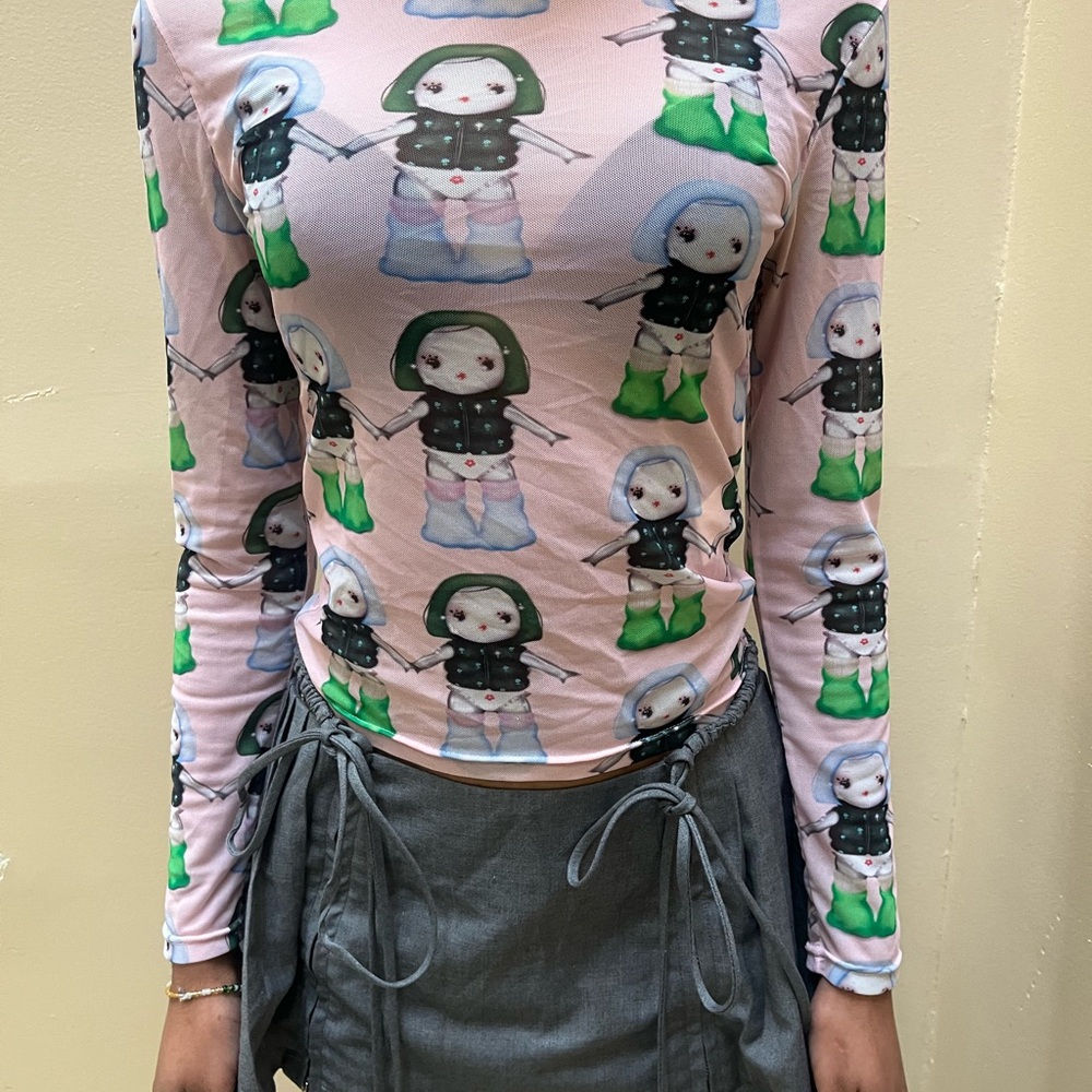 Sandy Liang Mesh Top